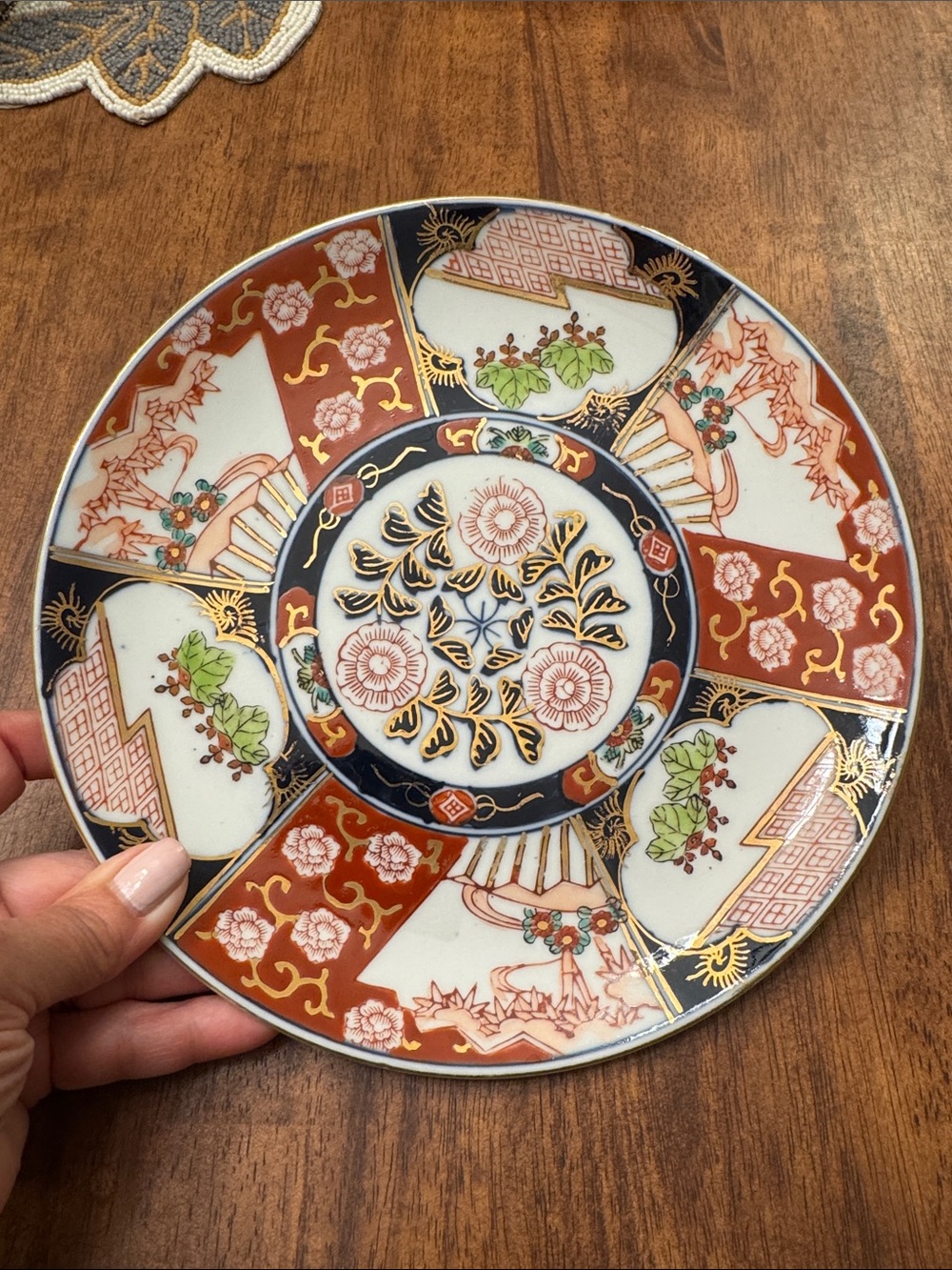 Vintage Japanese Imari Plate